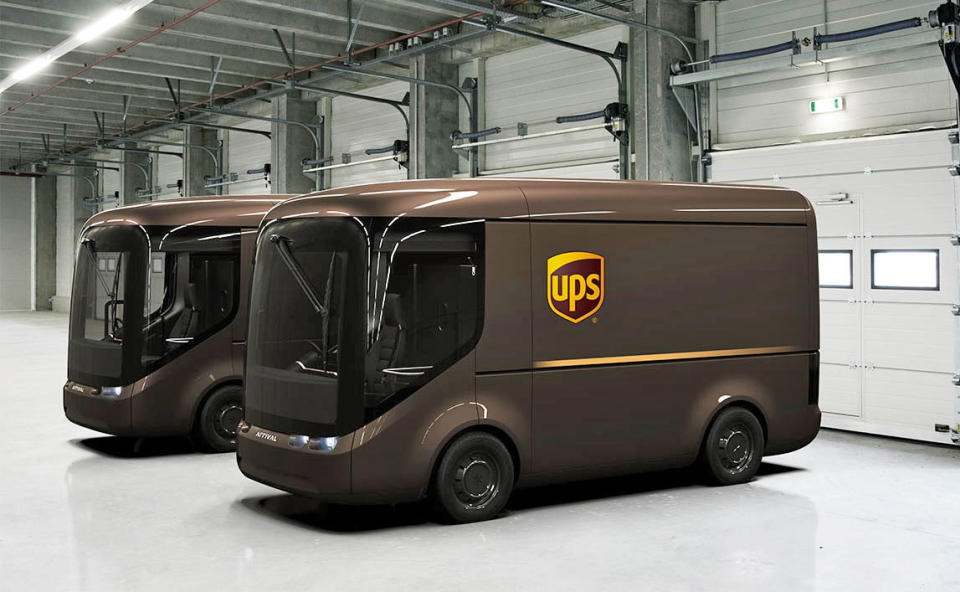 UPS has revealed sleek new electric trucks that look like they've rolled