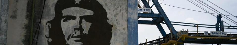 Graffito depicting Ernesto ‘Che’ Guevara in Matanzas, Cuba.