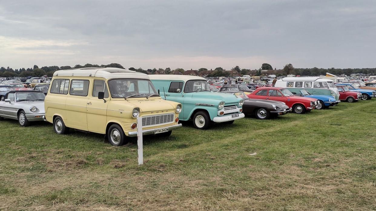 goodwood revival parking field