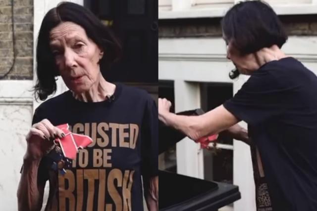 Fashion designer Katharine Hamnett bins her CBE in protest for