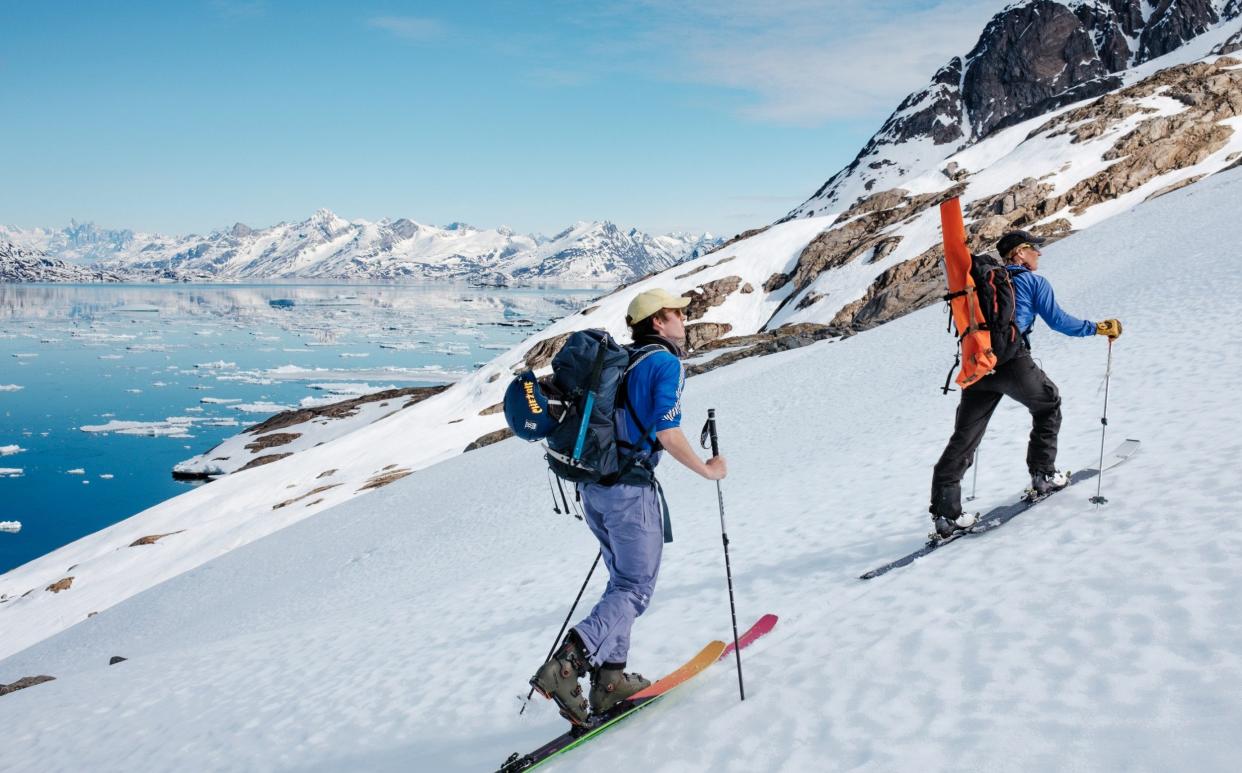 Skiing in Kulusuk, Eastern Greenland