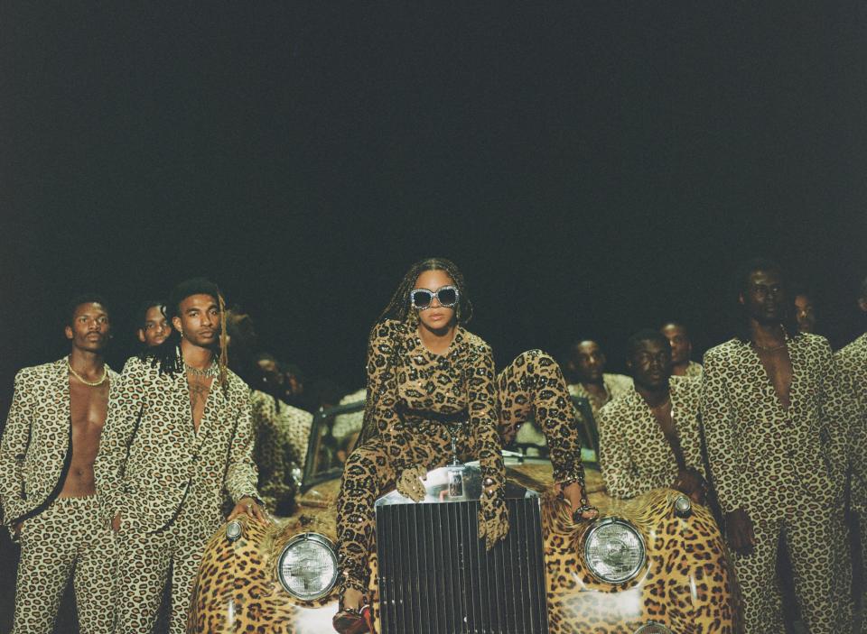 Beyoncé in a still from Black Is King. (Disney)