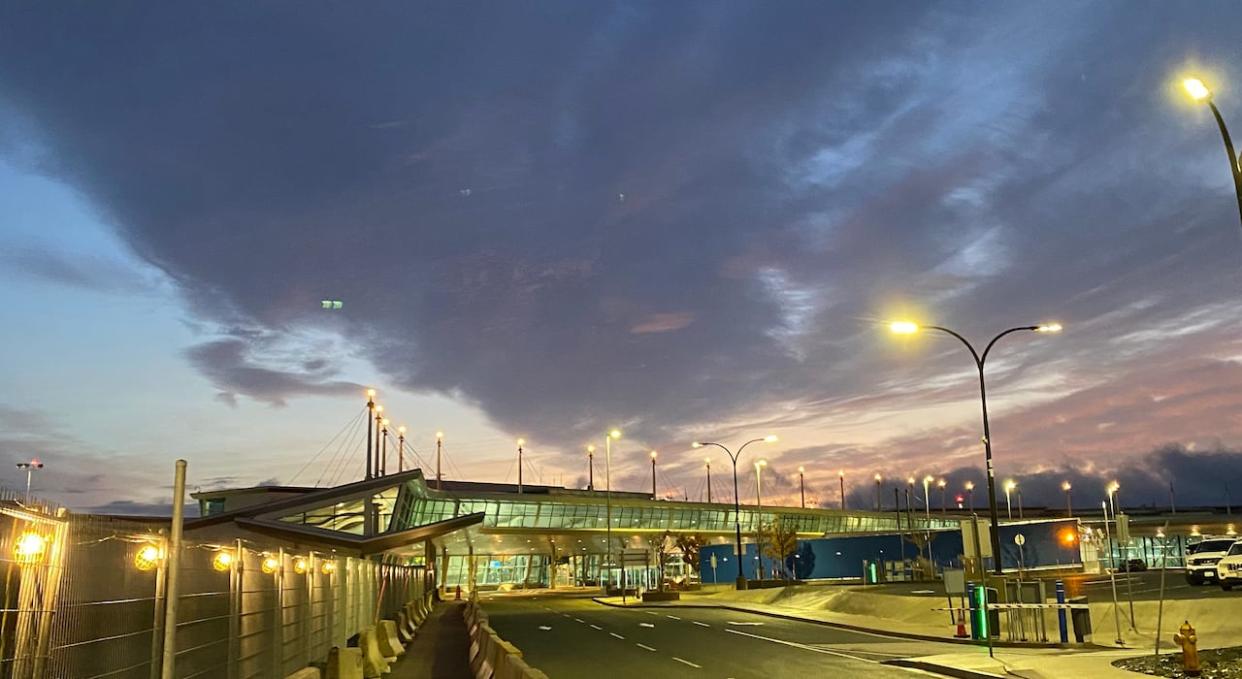 A morning sky at YYT, a.k.a., St. John's International Airport, courtesy of Gina White. Thanks so much for sending this in! (Submitted by Gina Walsh - image credit)