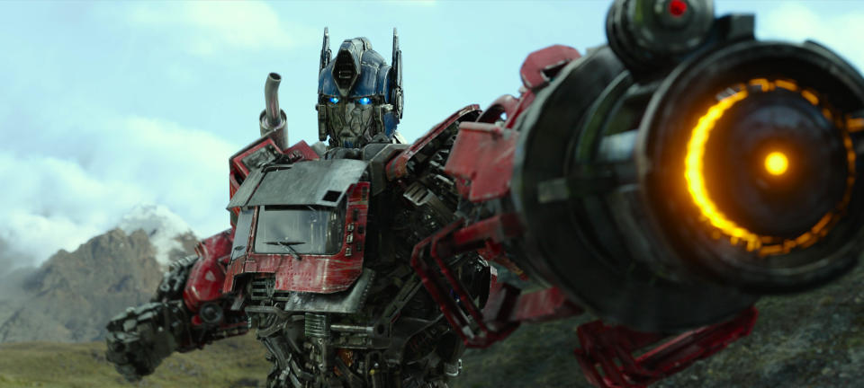 Optimus Prime in Transformers: Rise of the Beasts. (Paramount)