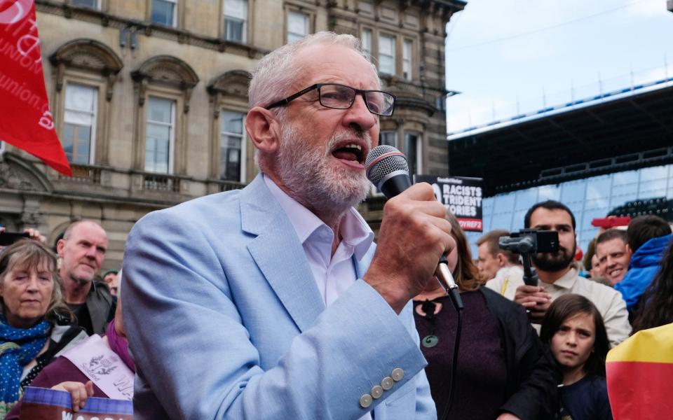 Jeremy Corbyn's Labour Party has allowed anti-Semitism to run rampant, says the journalist and writer Bari Weiss - Ian Forsyth/Getty