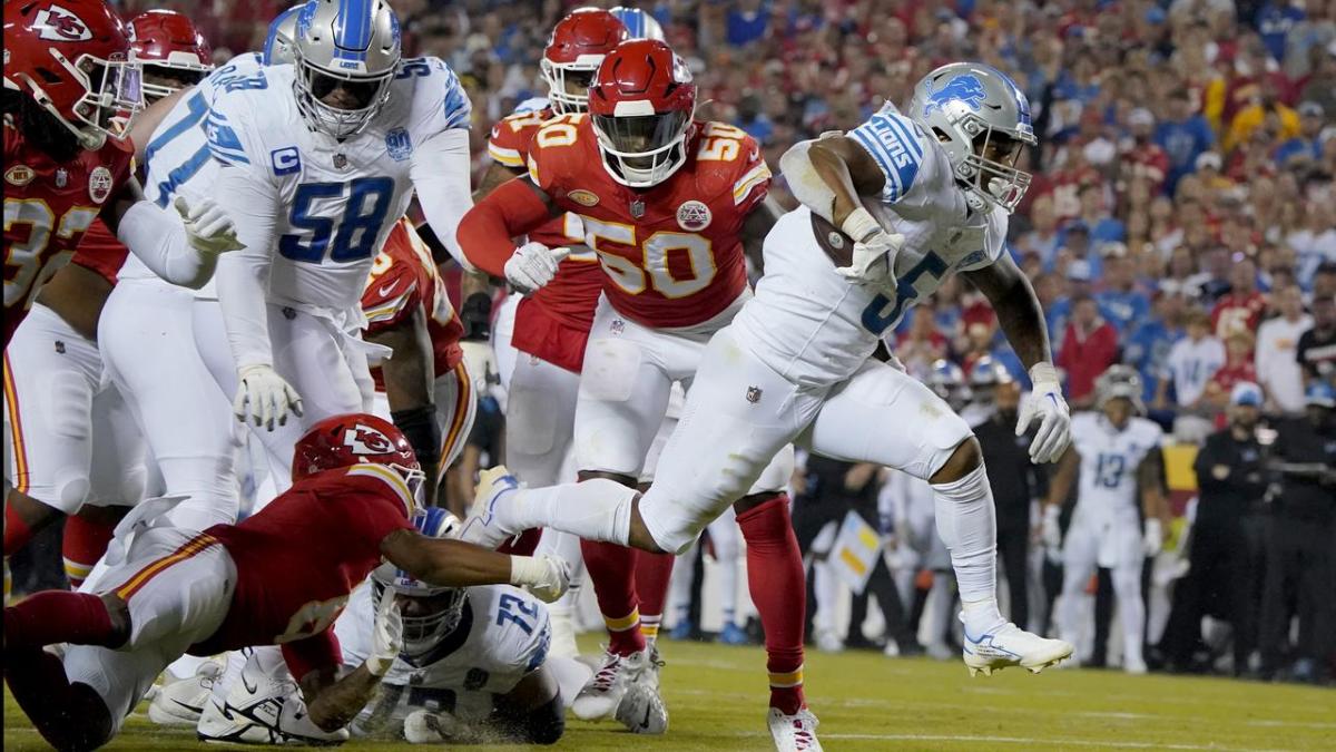 Lions stun champ Chiefs in prime-time season opener, National Sports