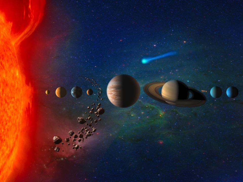 solar system space map nasa