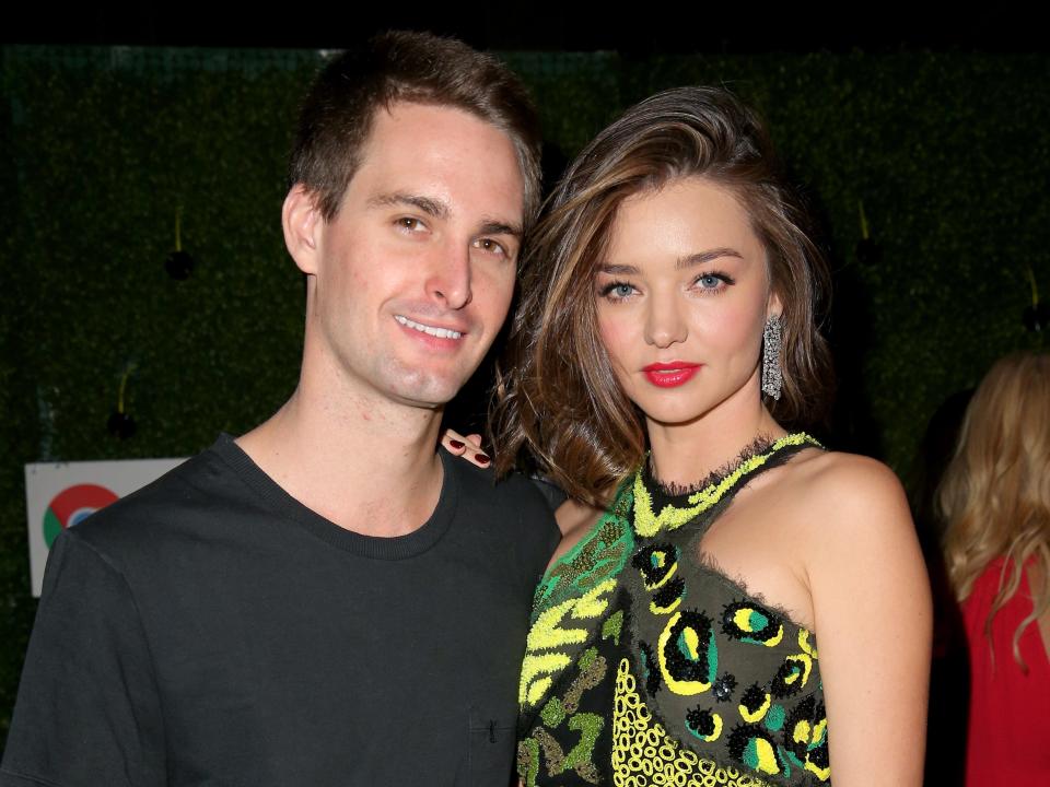 Evan Spiegel Miranda Kerr