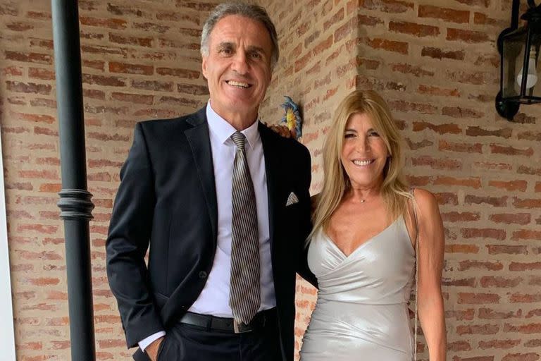 Oscar Ruggeri y Nancy Otero llevan más de 30 años en pareja