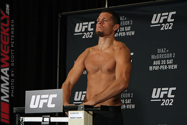 UFC 202 Weigh-in Results: Diaz vs. McGregor Rematch is Good to Go