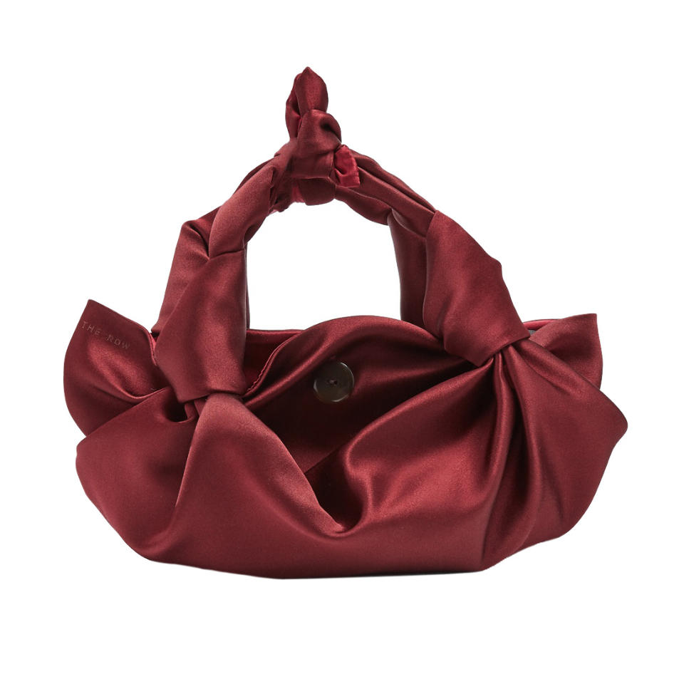 The Ascot small satin clutch