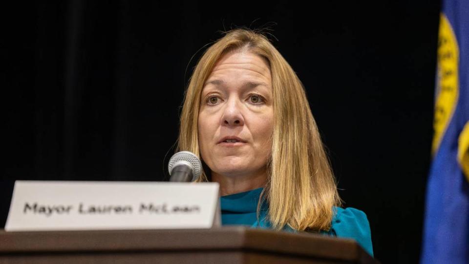 Mayor Lauren McLean talked about transportation, affordable housing and climate change.
