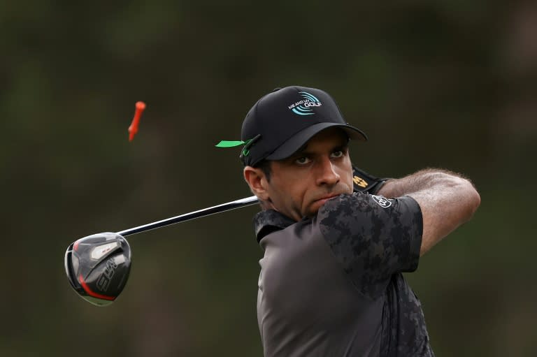 England's Aaron Rai shared the lead with American Akshay Bhatia after the third round of the PGA Rocket Mortgage Classic (Gregory Shamus)