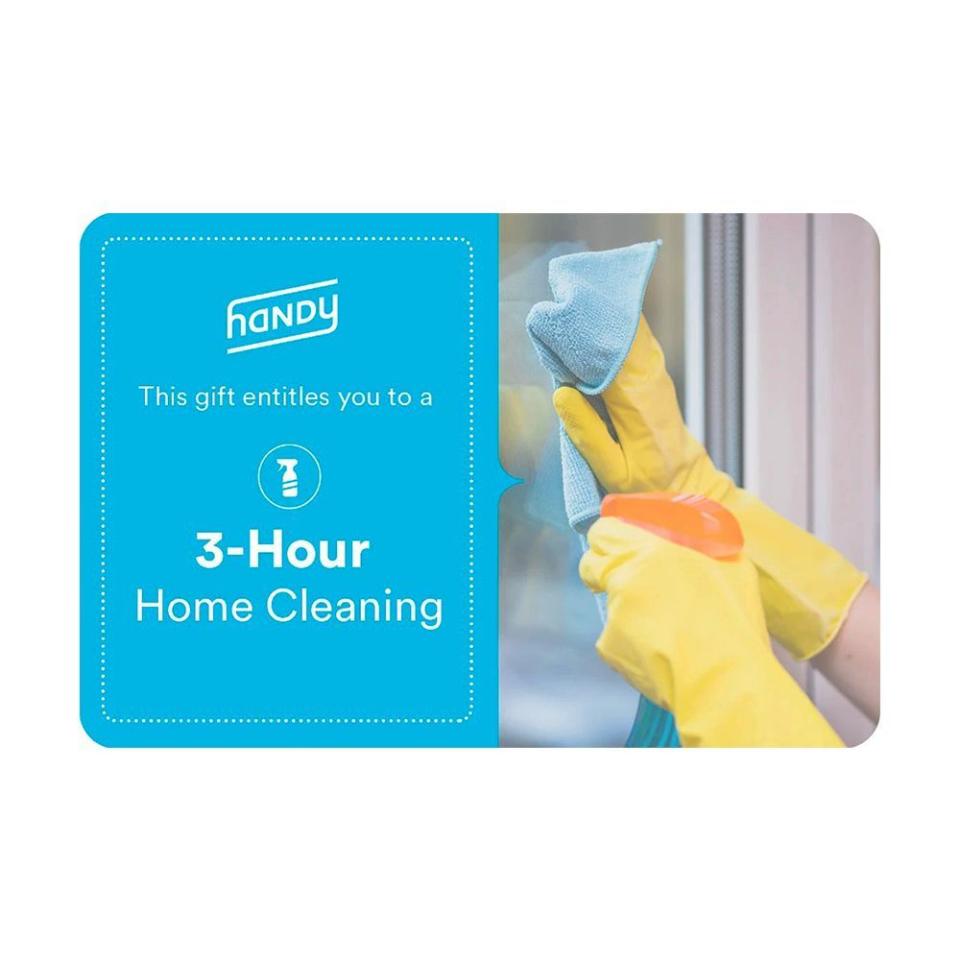 13) Handy Cleaning Service Gift Credit (3-Hour)