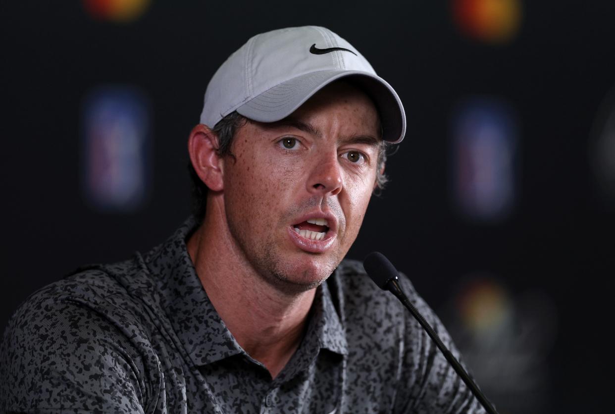 Rory McIlroy is set to speak at the Canadian Open after the PGA Tour and LIV Golf merger (Getty Images)