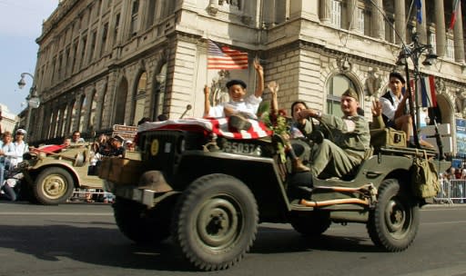 US jeeps were pressed into service in 2004 to celebrate the 60th anniversary of the liberation of Marseille, southern France, on August 29, 1944