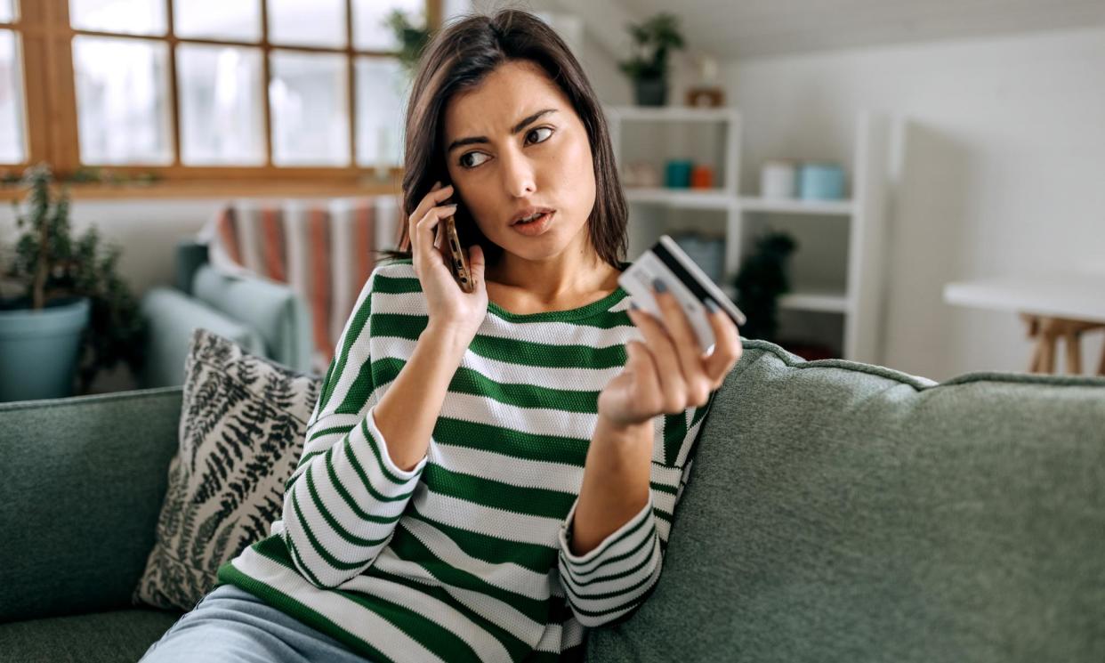 <span>People who use their mobile phones for banking should put safeguards in place. </span><span>Photograph: Pekic/Getty Images</span>