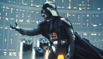 <p>The greatest villain in screen history became the most iconic thing in the ‘Star Wars’ universe the moment he strode through that starship at the beginning of ‘A New Hope’. He’s so fundamental that despite being dead he still kind of shows up in ‘The Force Awakens’.</p>
