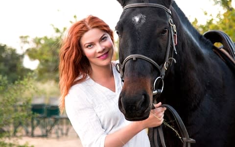 Anna learned how to ride on safari, rather than in the ring - Credit: Teagan Cunniffe