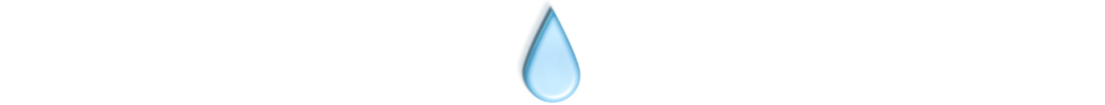 One realistic illustrated water drop