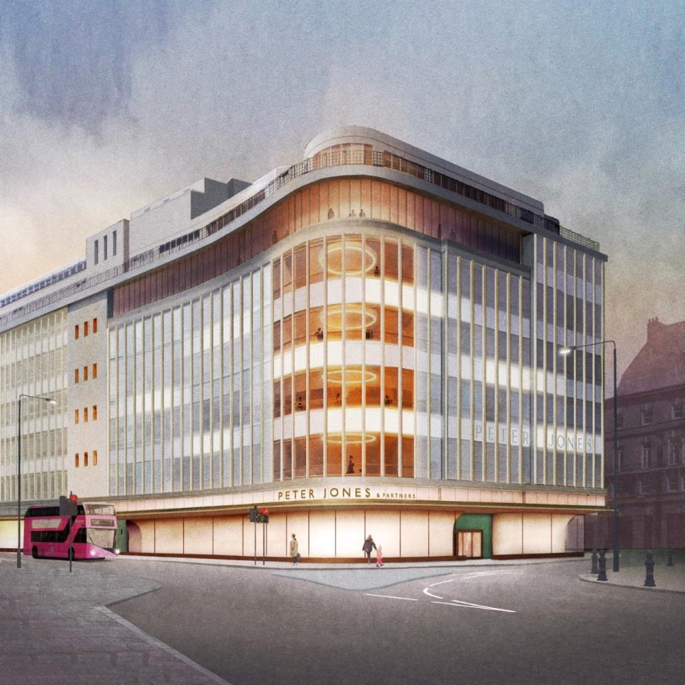 John Lewis is starting work on a renovation of the façade of its Peter Jones shop (John Lewis)