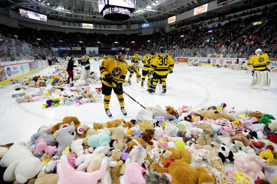 Get your teddy ready. The Green Bay Gamblers' annual Teddy Bear Toss will be Feb. 3 at the Resch Center.