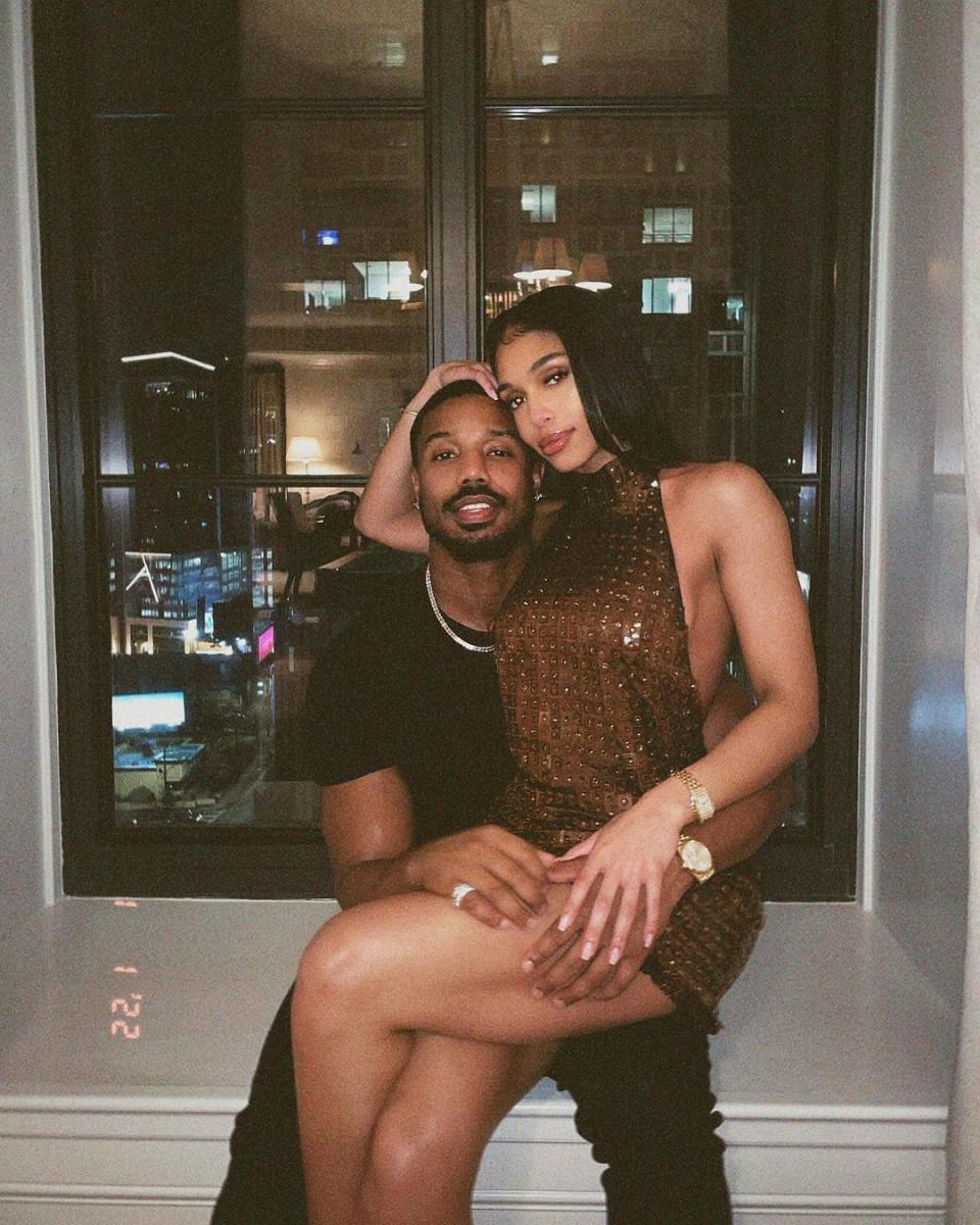 Michael B. Jordan and Lori Harvey