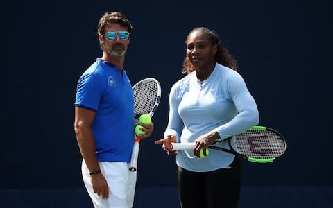 Patrick Mouratoglou and Serena Williams have worked together for six years  - Credit: Getty Images