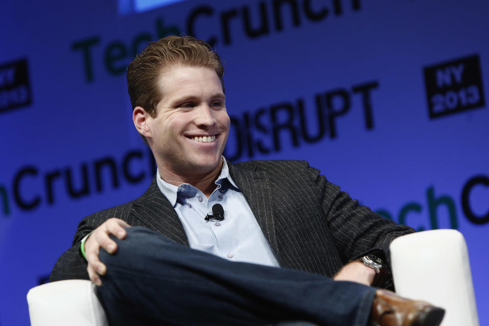 NEW YORK, NY - MAY 01:  Joe Lonsdale of Formation 8 speaks onstage at TechCrunch Disrupt NY 2013 at The Manhattan Center on May 1, 2013 in New York City.  (Photo by Brian Ach/Getty Images  for TechCrunch)