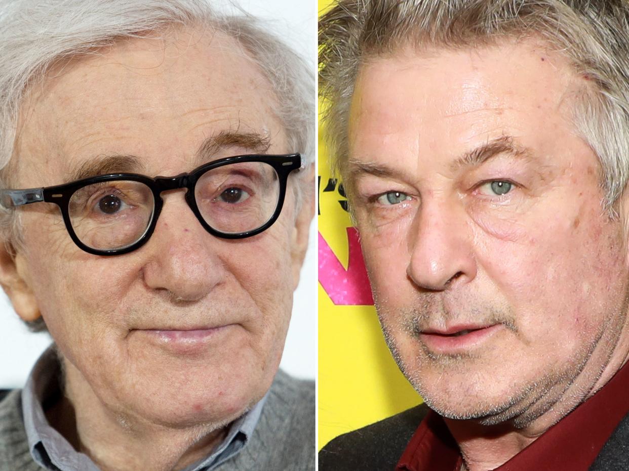 Woody Allen (left) and Alec Baldwin
