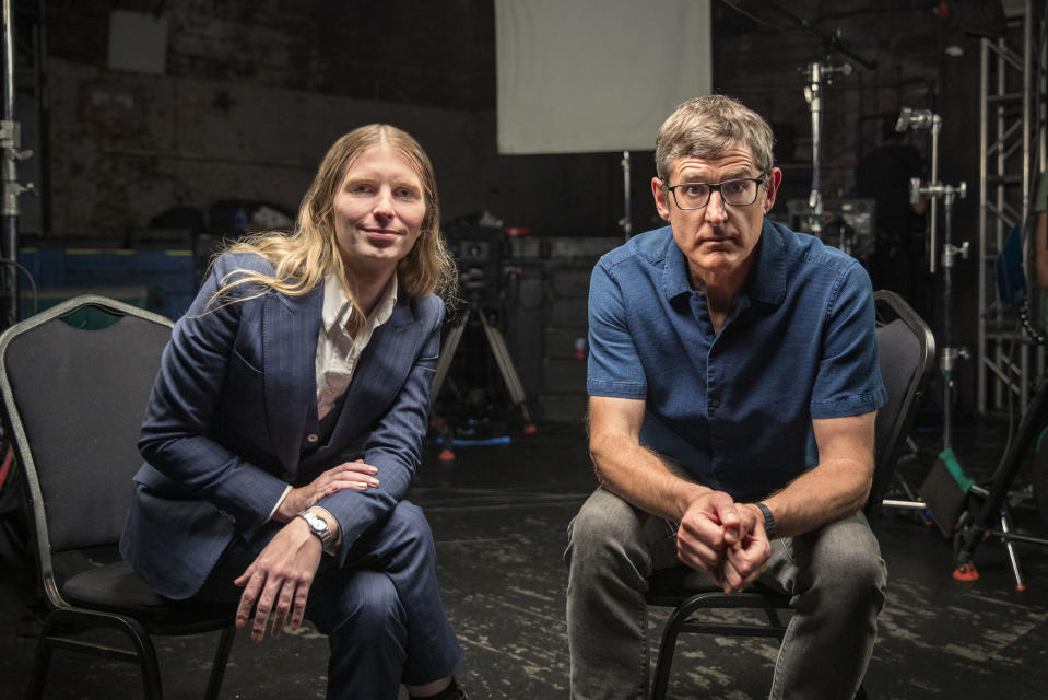 Chelsea Manning and Louis Theroux