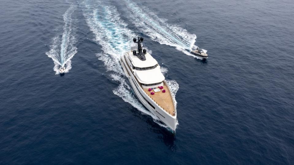 The open foredeck serves as another extended social area or a dance floor. - Credit: Courtesy CRN