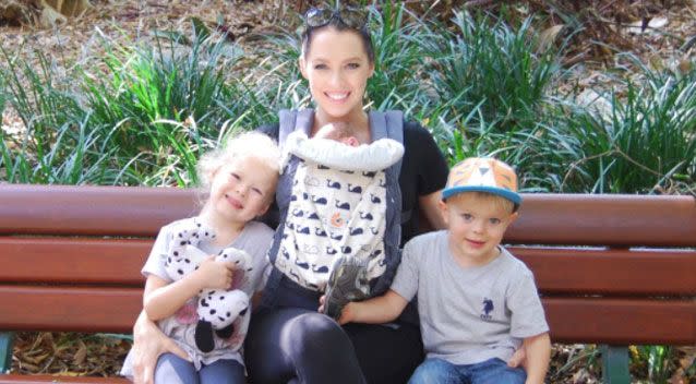 Mother-of-three Susan Cox, 34, was diagnosed with Invasive Ductal Carcinoma in 2016. Photo: GoFundMe