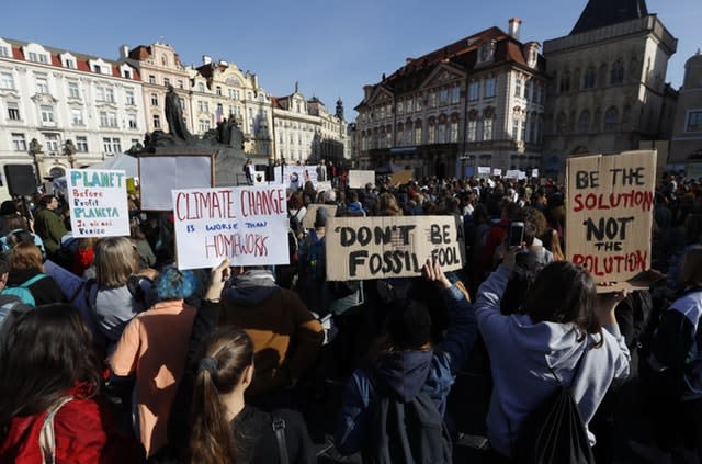 Czech Republic Climate Protests