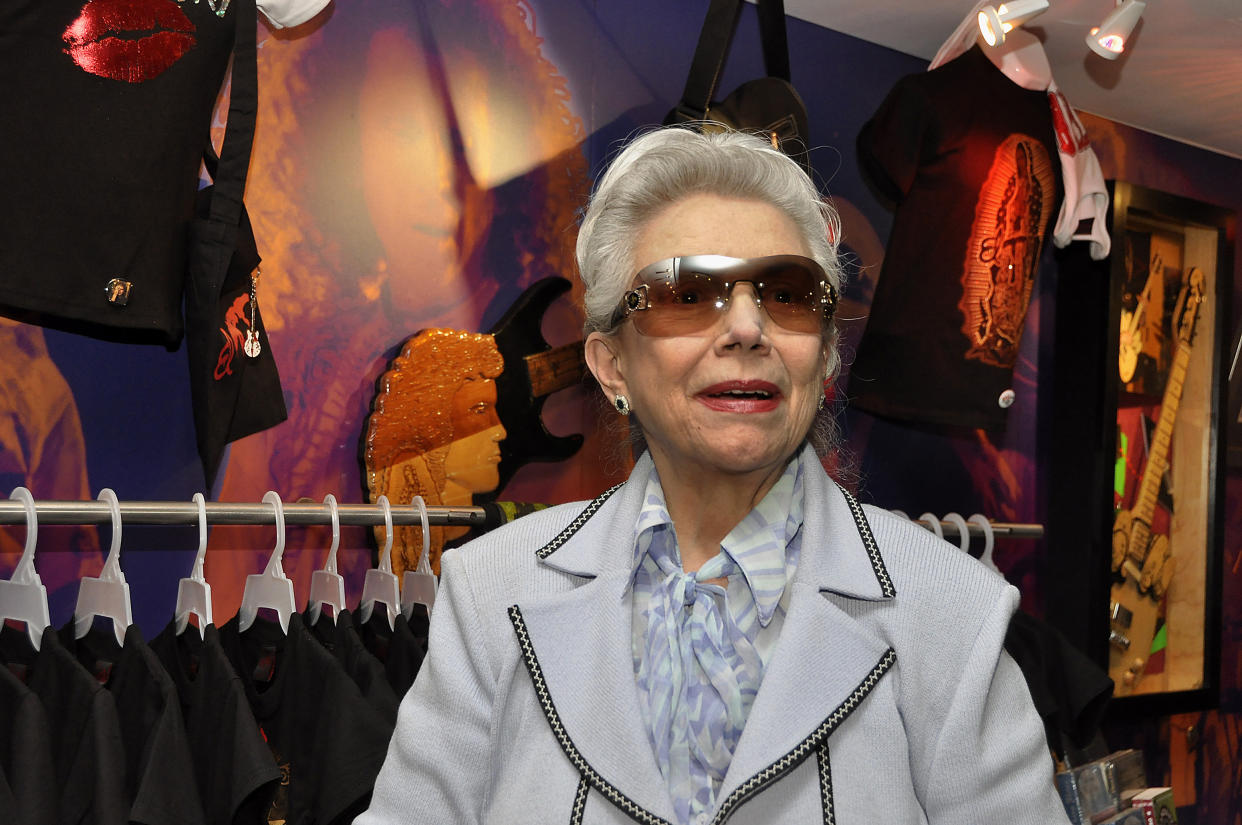 MEXICO CITY, MEXICO - APRIL 14: Mexican actress Evangelina Elizondo during inauguration Memorabilia Store at National Auditorium on April 14, 2010 in Mexico City, Mexico. (Photo by Elizabeth Fuentes/Jam Media/LatinContent via Getty Images)