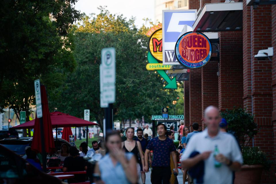 While a coffee shop does not seem like a likely candidate to fill stadium-area commercial space, it is one of the many concepts located near Durham Bulls Athletic Park. While the restaurant district used to rely on more sports-focused businesses, those in charge of securing tenants now focus on concepts that can serve as year-round destinations on their own.