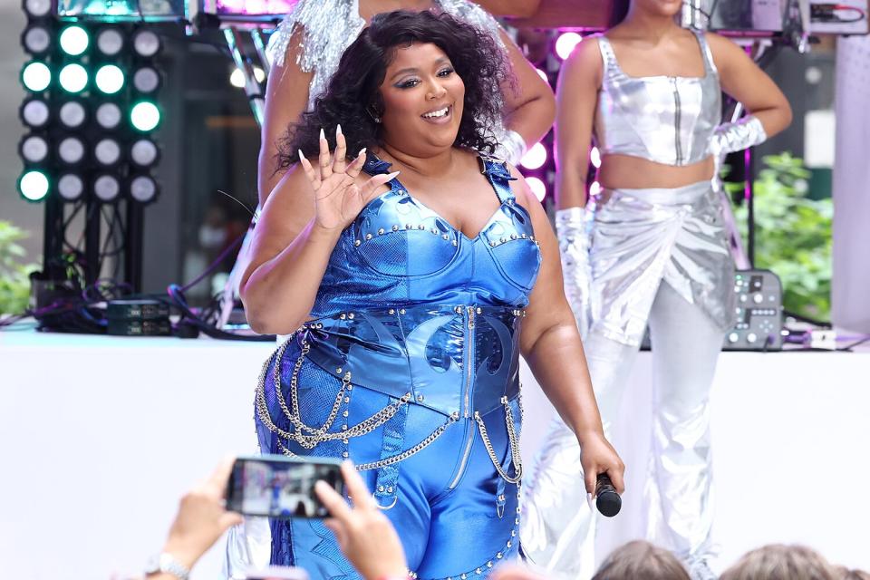 Lizzo Performs on NBC's "Today" at Rockefeller Plaza