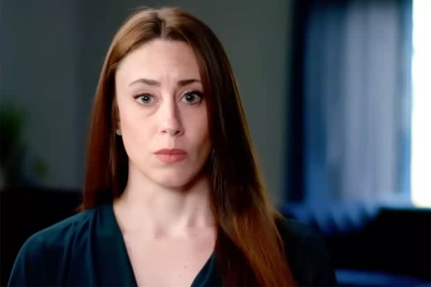 Casey Anthony in "Casey Anthony: Where the Truth Lies"<p><a href="https://www.peacocktv.com/" rel="nofollow noopener" target="_blank" data-ylk="slk:Peacock;elm:context_link;itc:0;sec:content-canvas" class="link ">Peacock</a></p>