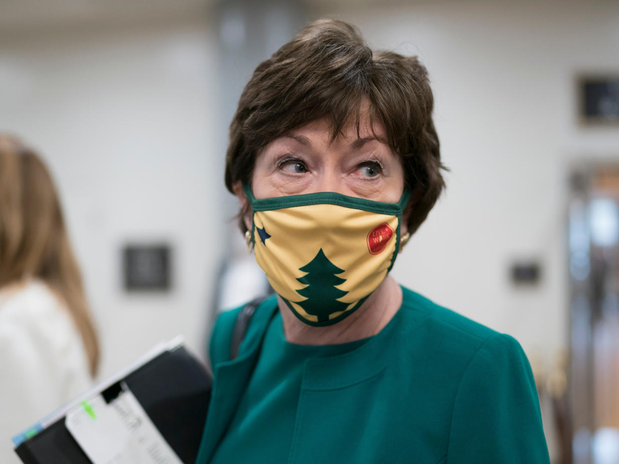 <p>GOP senator Susan Collins</p> (AP)