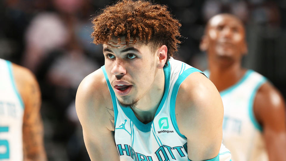 LaMelo Ball's return to action could force some fantasy owners into some big calls with the finals in play. (Photo by Kent Smith/NBAE via Getty Images)