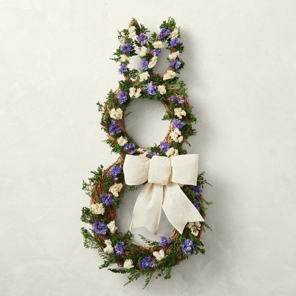 <p><a href="https://go.redirectingat.com?id=74968X1596630&url=https%3A%2F%2Fwww.williams-sonoma.com%2Fproducts%2Fhunny-bunny-wreath%2F&sref=https%3A%2F%2Fwww.housebeautiful.com%2Fentertaining%2Fholidays-celebrations%2Fg3197%2Feaster-decorations%2F" rel="nofollow noopener" target="_blank" data-ylk="slk:Shop Now;elm:context_link;itc:0;sec:content-canvas" class="link ">Shop Now</a></p><p>Hunny Bunny Wreath</p><p>williams-sonoma.com</p><p>$69.95</p>