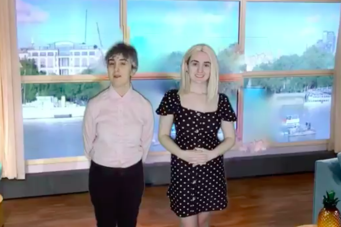 Chi with a C's parody of Holly Willoughby and Phillip Schofield: @chiwithac