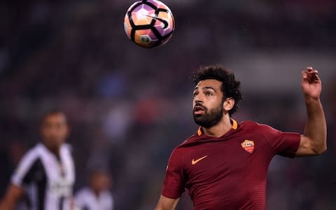 Mohamed Salah has a Roma reunion n the semi-final - Credit: AFP/Flippo Monteforte