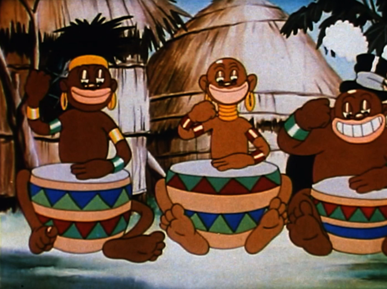 Jungle Jitters, corto de animación de Friz Freleng, 1938, parte de Merrie Melodies. <a href="https://commons.wikimedia.org/wiki/File:Una_escena_de_la_caricatura_%27Jungle_Jitters%27.png" rel="nofollow noopener" target="_blank" data-ylk="slk:Warner Bros. Pictures;elm:context_link;itc:0;sec:content-canvas" class="link ">Warner Bros. Pictures</a>