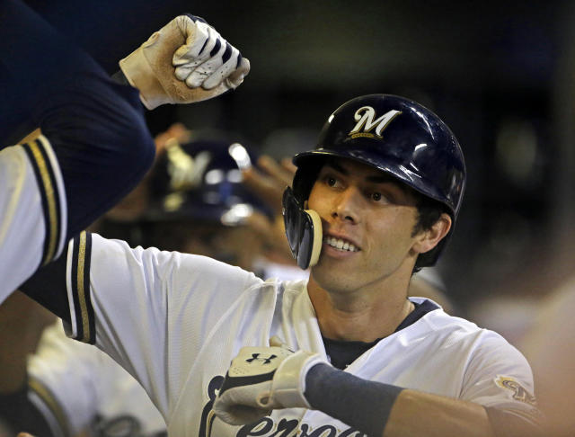 Milwaukee Brewers outfielder Christian Yelich hits for cycle, again