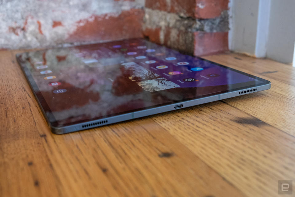 <p>Photos of Samsung's Galaxy Tab S9 Ultra tablet.</p>
