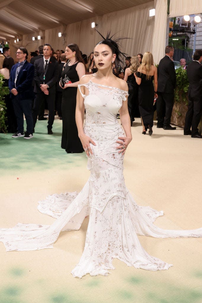 Charli XCX attends the 2024 Met Gala.