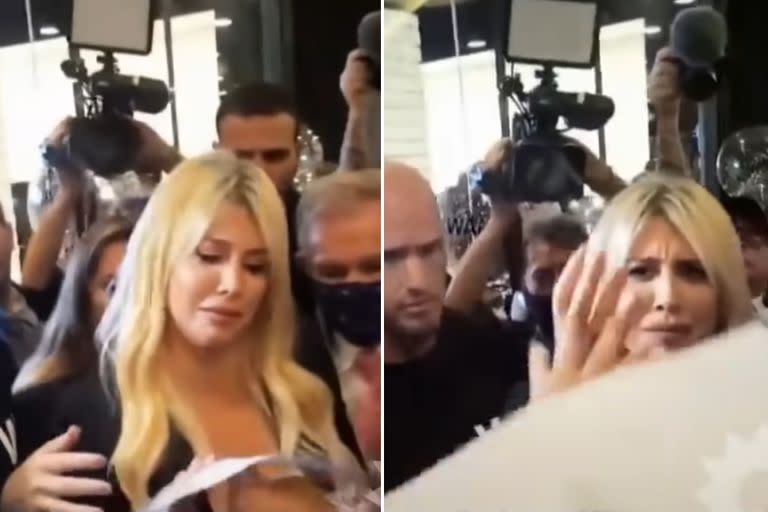 En la presentación de su nueva tienda en la Argentina, Wanda Nara recibió el CV de una fan