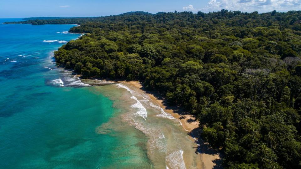 Vista aérea de Playa Chiquita