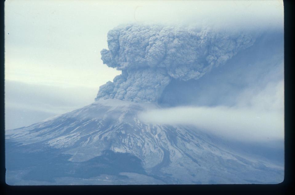 Mount Saint Helens erupts